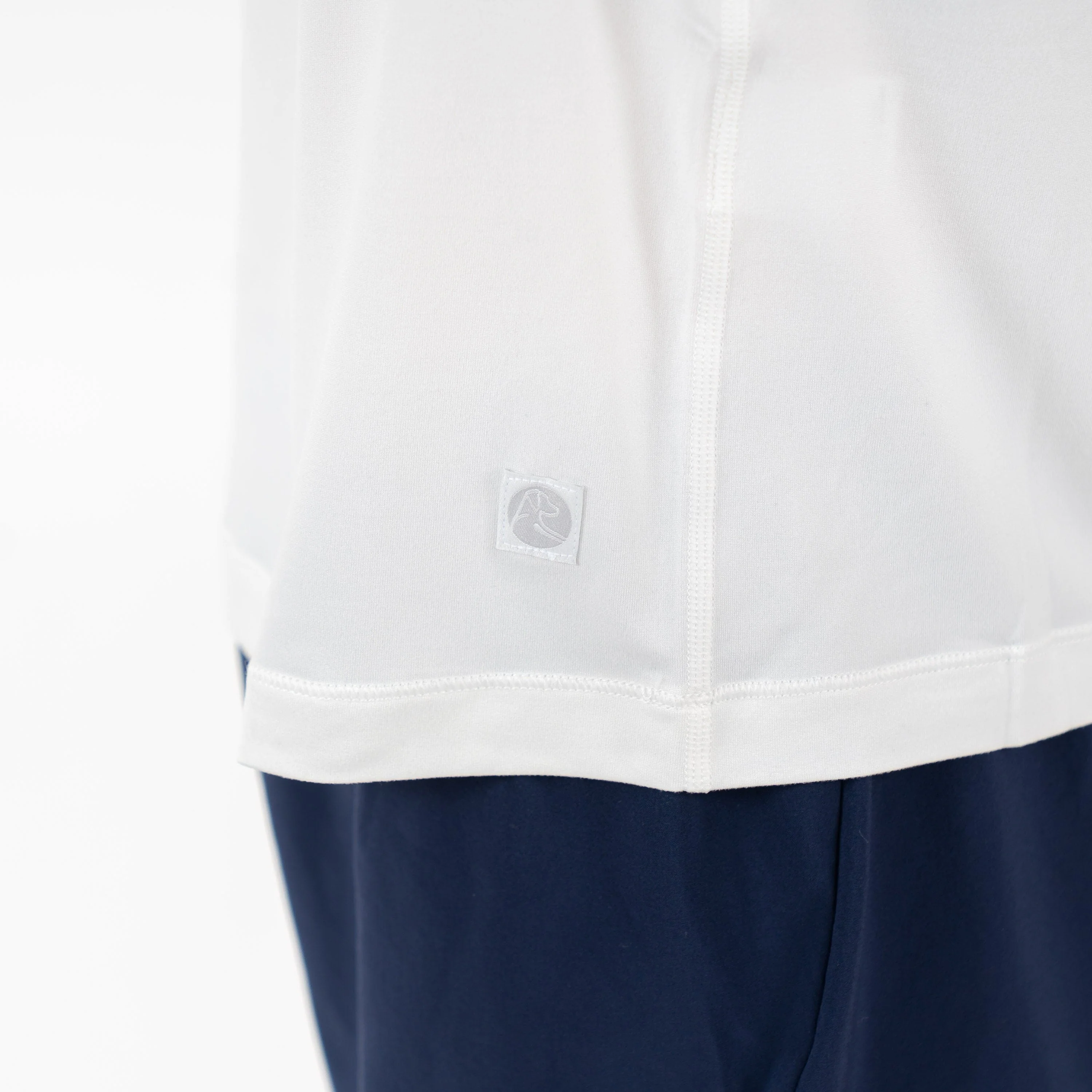 Drift Performance Crop Tank | Solid - White - Image 5