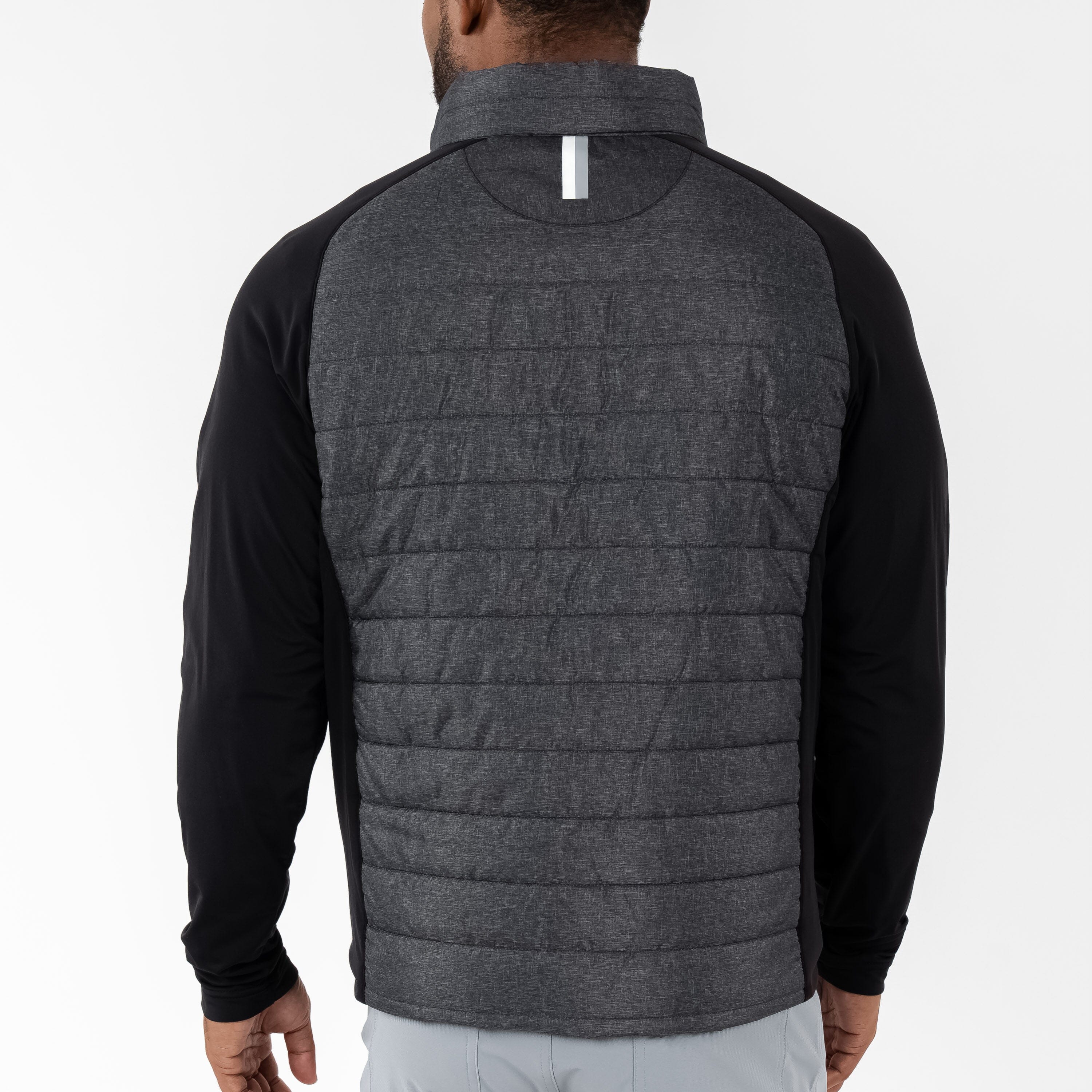 Fulton Hybrid Jacket | Heather - Black/White - Image 4