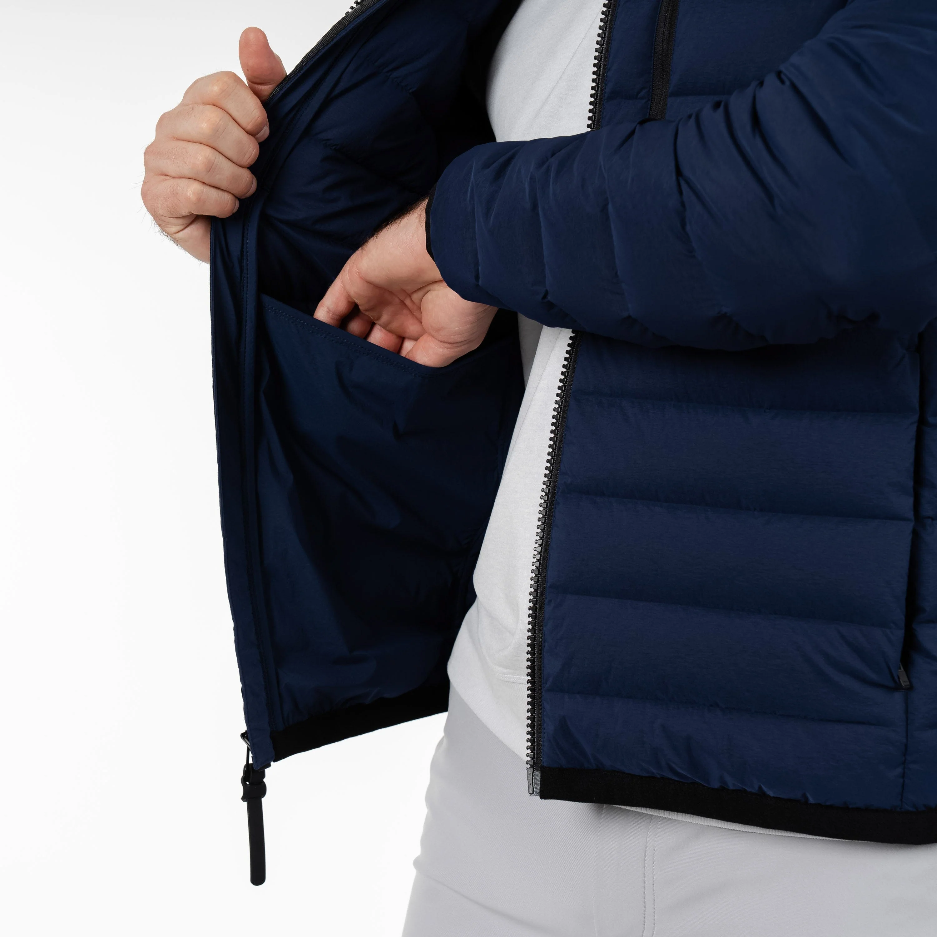 Glide Down Jacket | Solid - Fleet Navy - Image 10