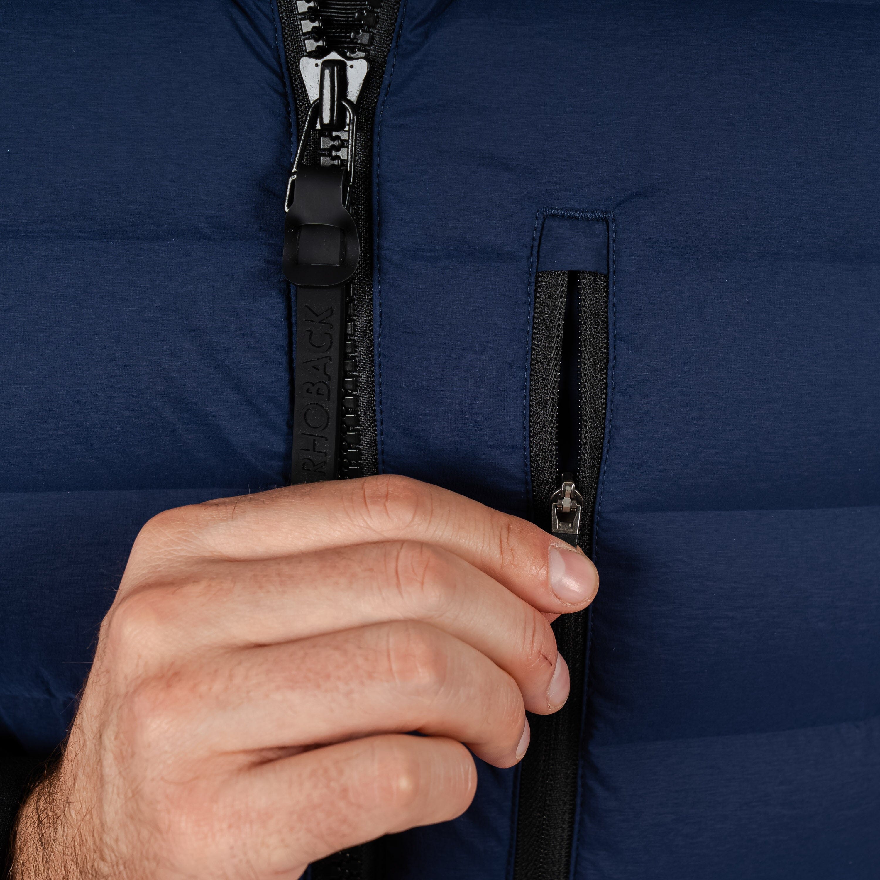 Glide Down Jacket | Solid - Fleet Navy - Image 6