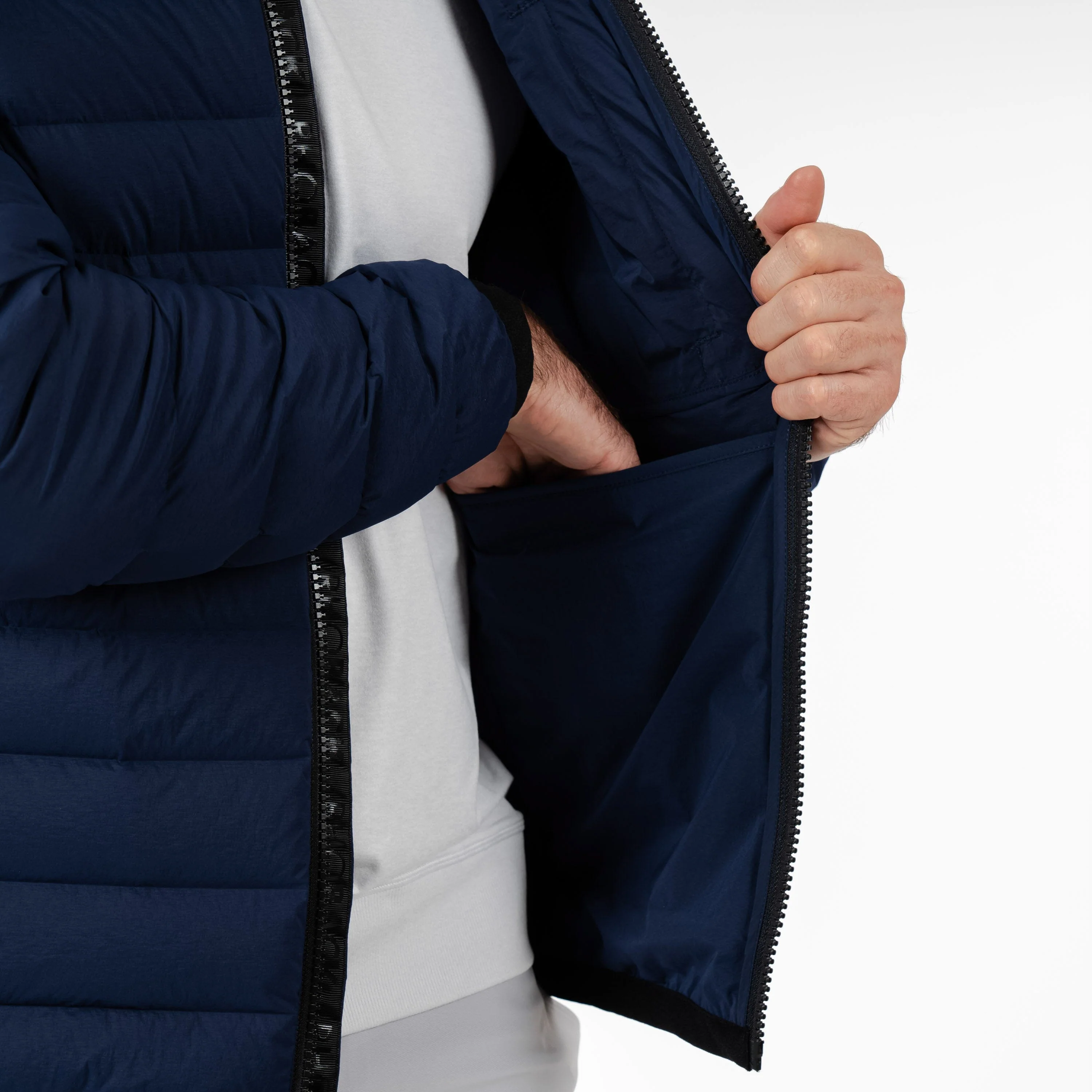 Glide Down Jacket | Solid - Fleet Navy - Image 9