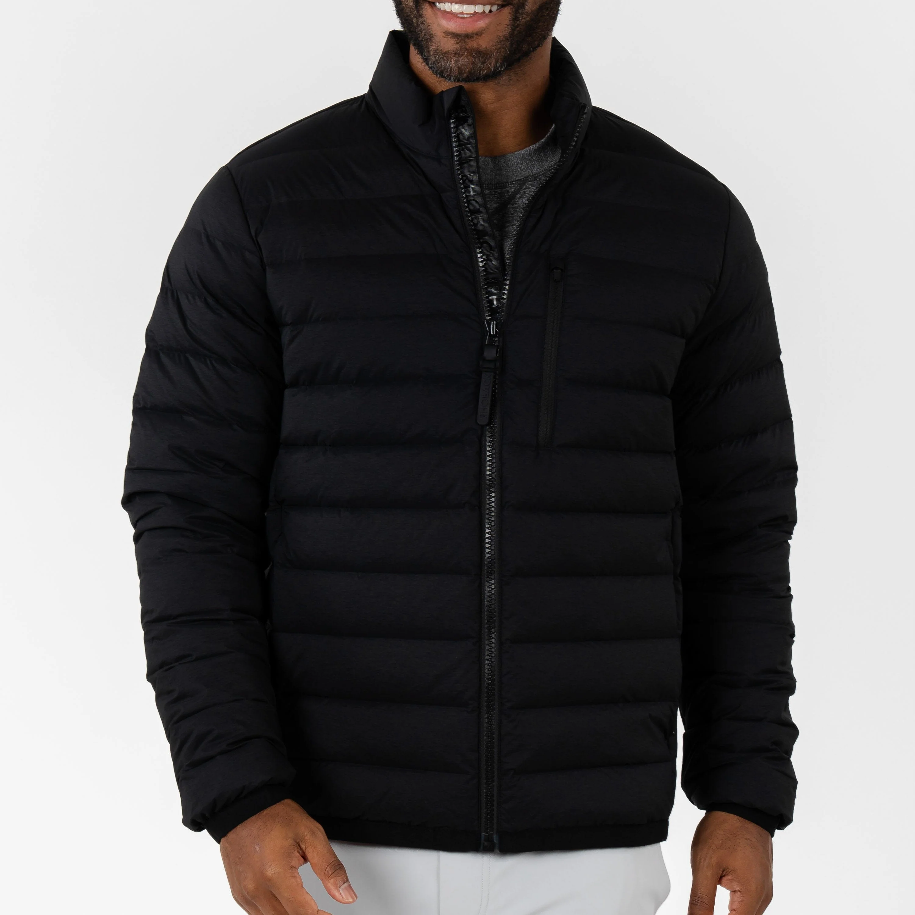 Glide Down Jacket | Solid - Midnight Black - Image 11