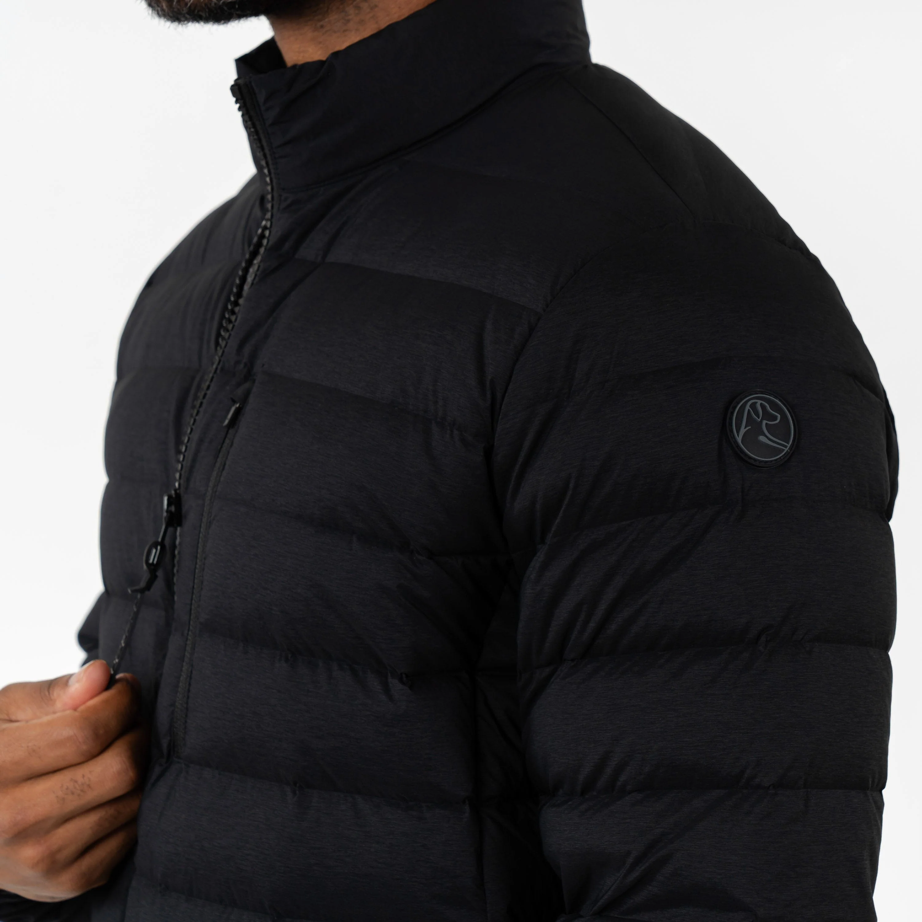Glide Down Jacket | Solid - Midnight Black - Image 12