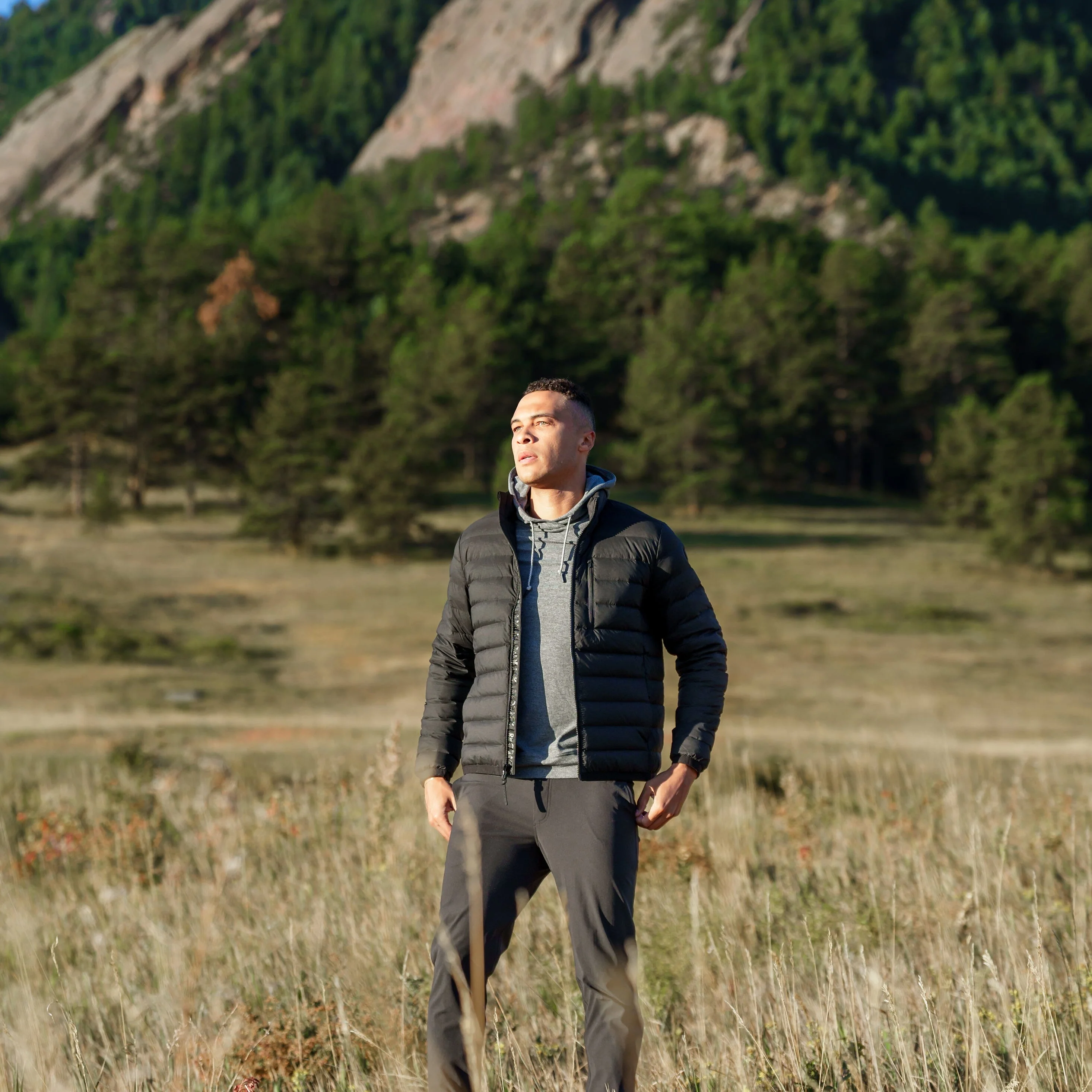Glide Down Jacket | Solid - Midnight Black - Image 14