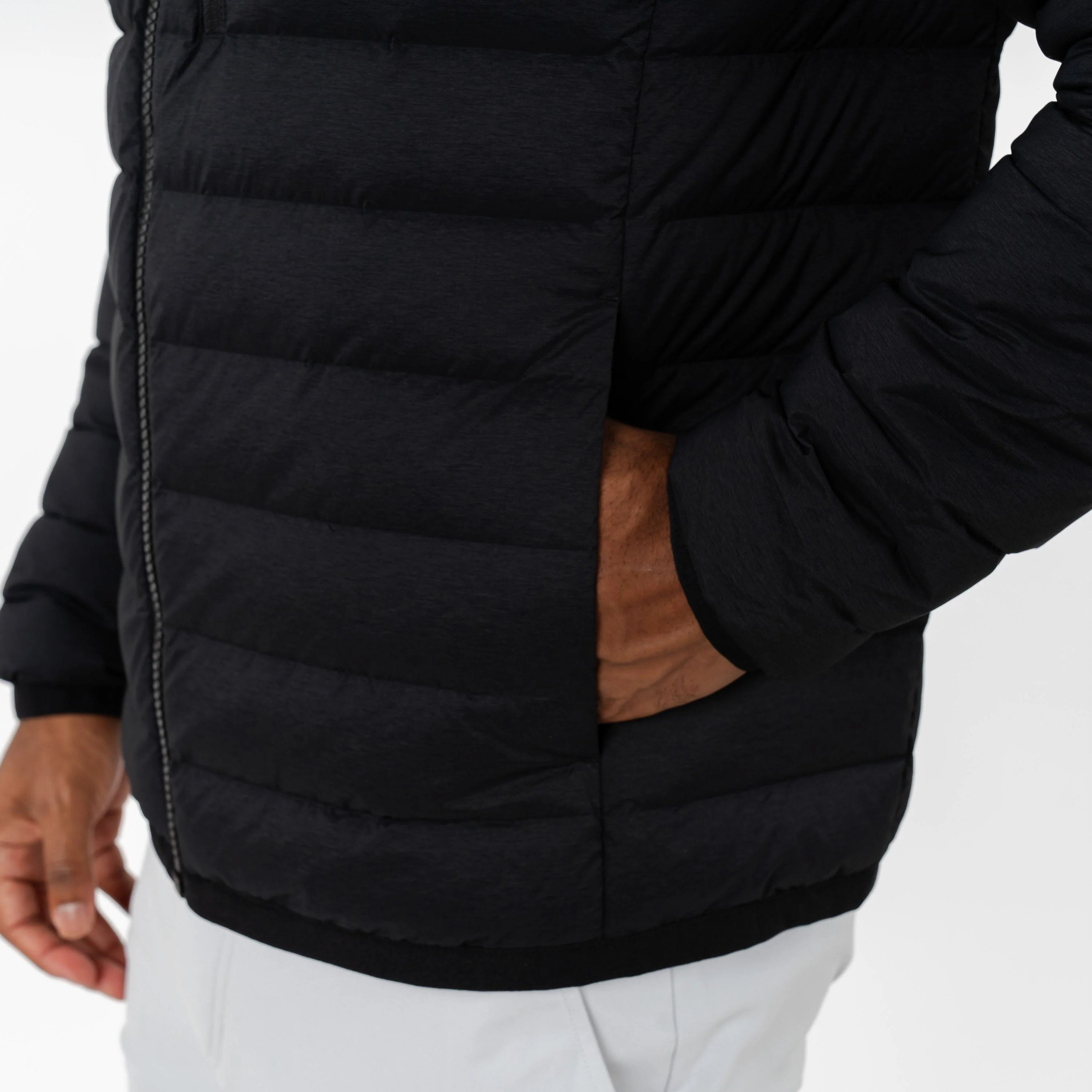 Glide Down Jacket | Solid - Midnight Black - Image 7