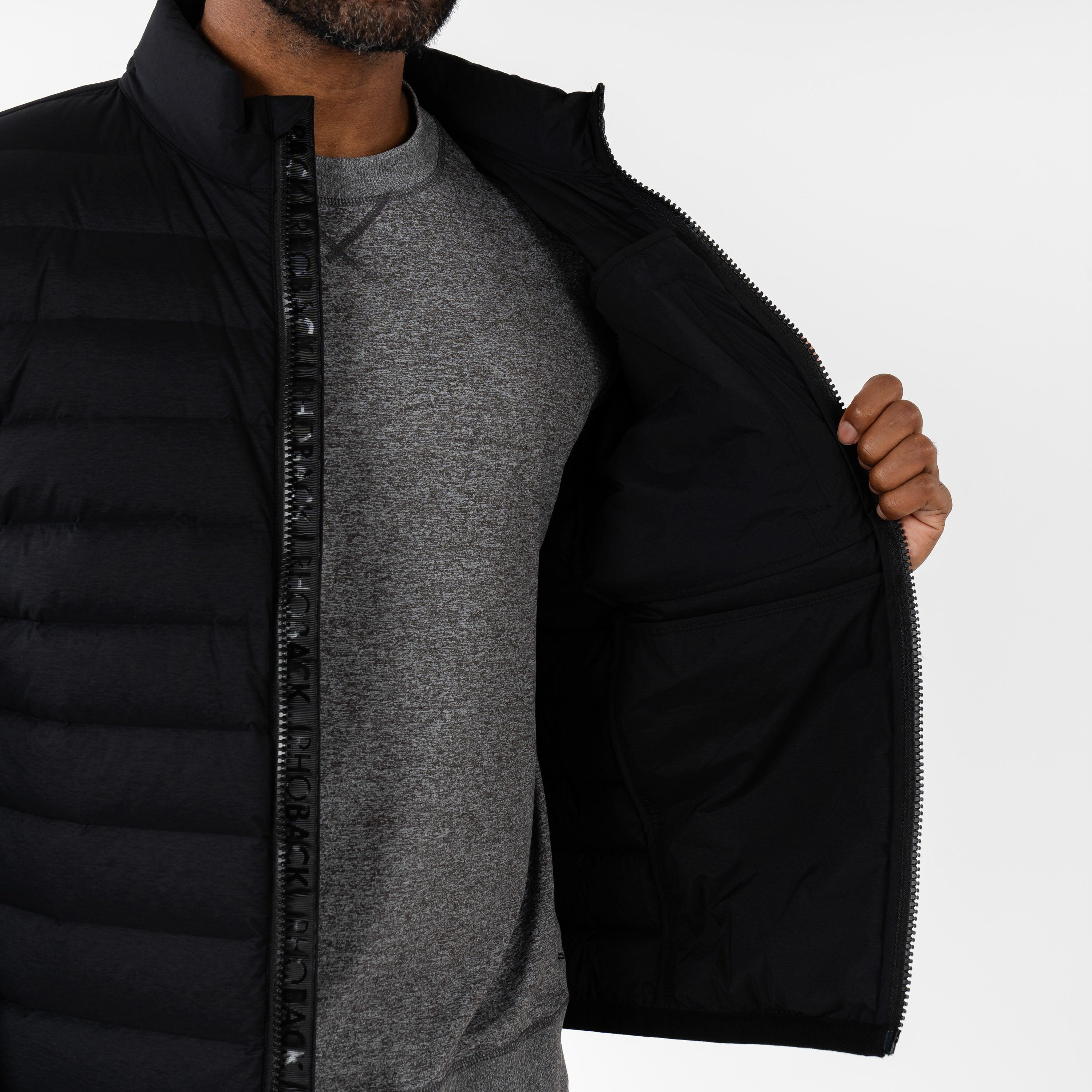 Glide Down Jacket | Solid - Midnight Black - Image 8