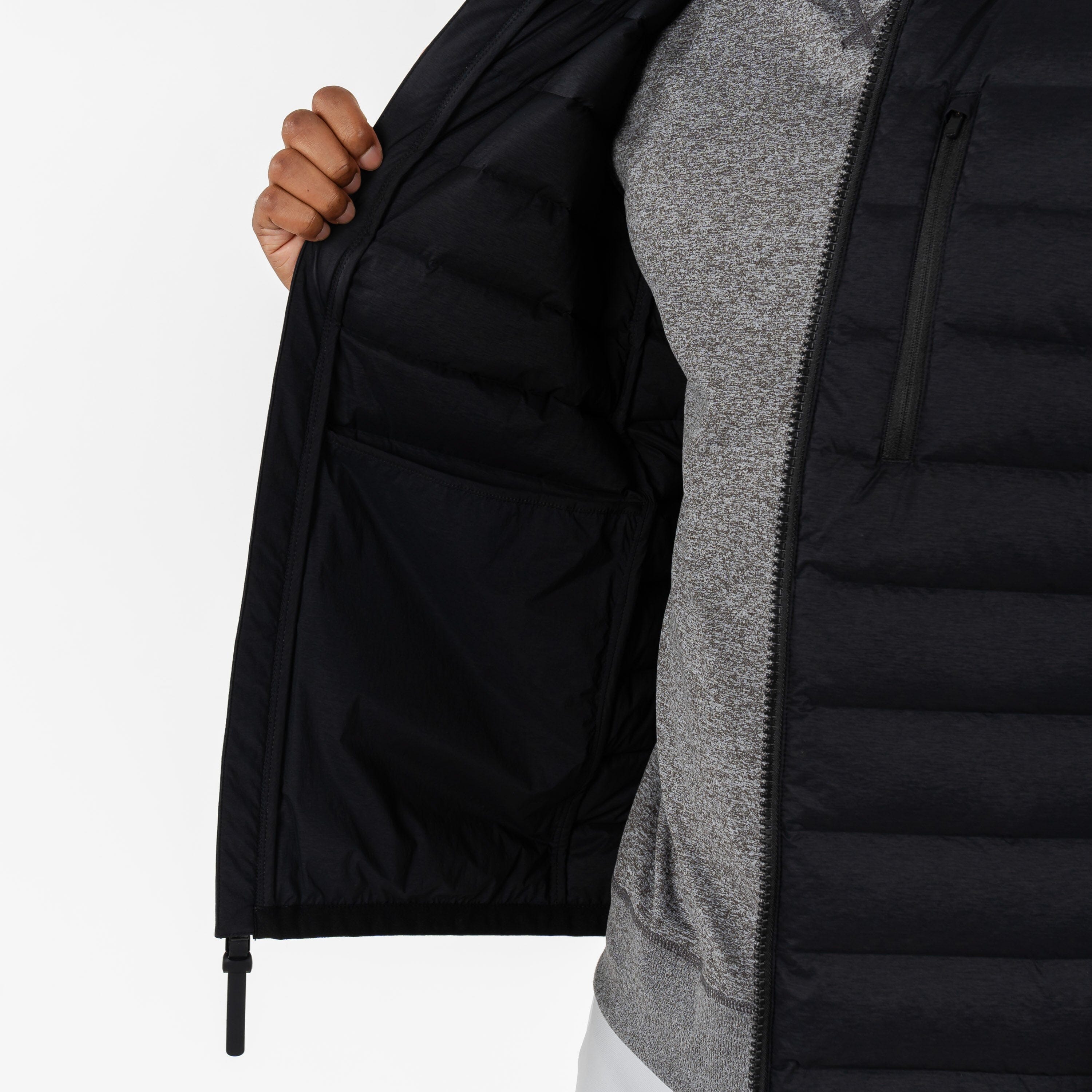 Glide Down Jacket | Solid - Midnight Black - Image 9