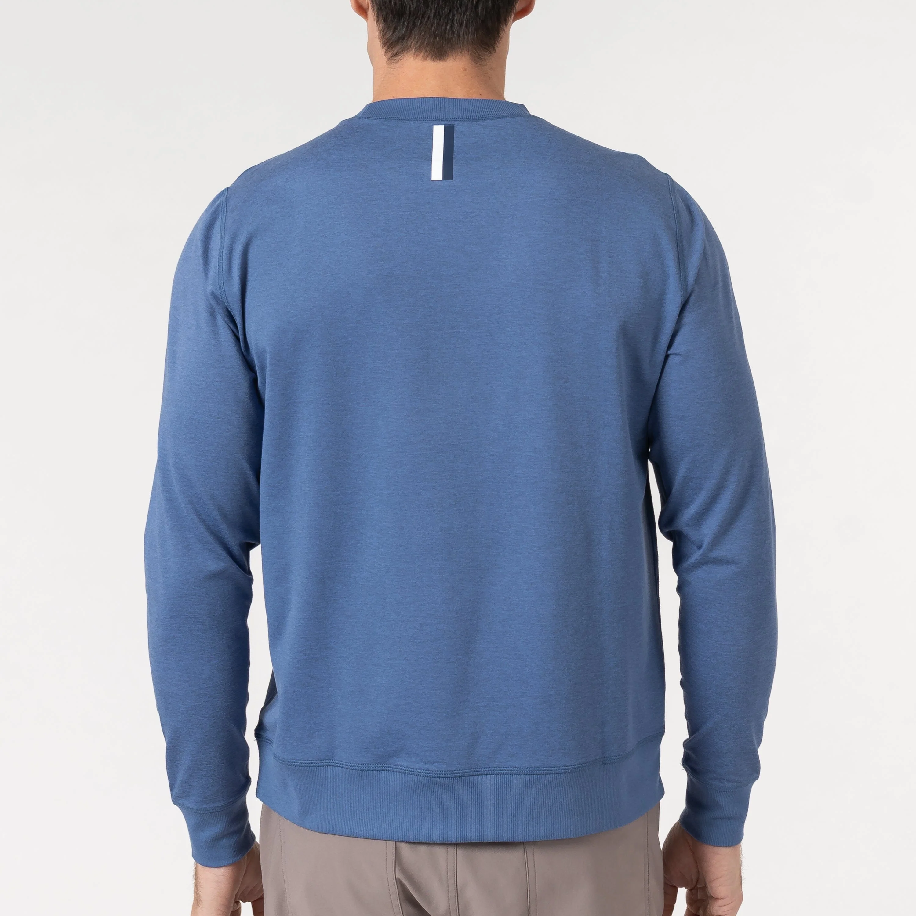 Pace Performance Crew | Heather - Coastal Blue/Coastal Blue - Image 3