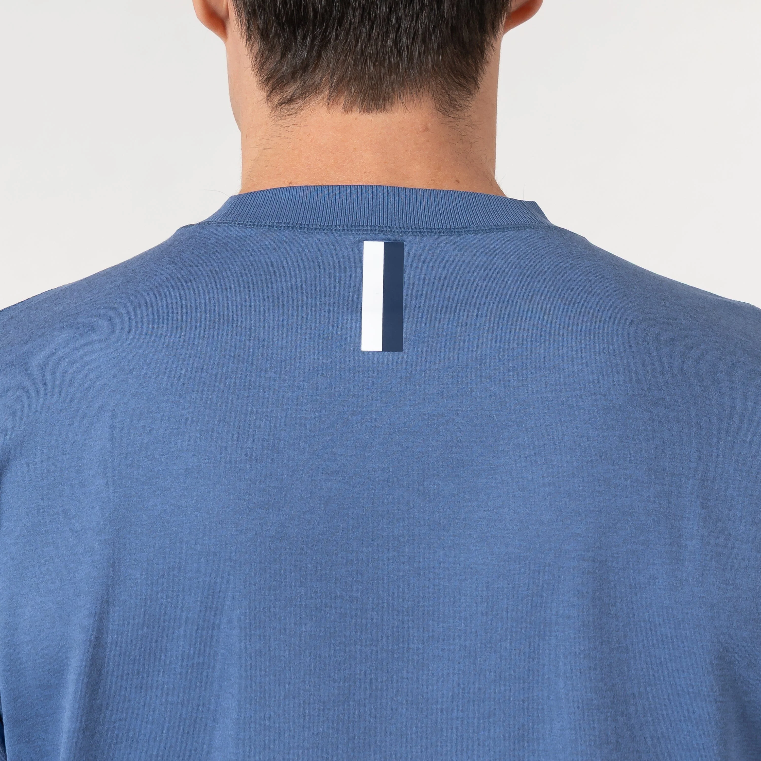 Pace Performance Crew | Heather - Coastal Blue/Coastal Blue - Image 4