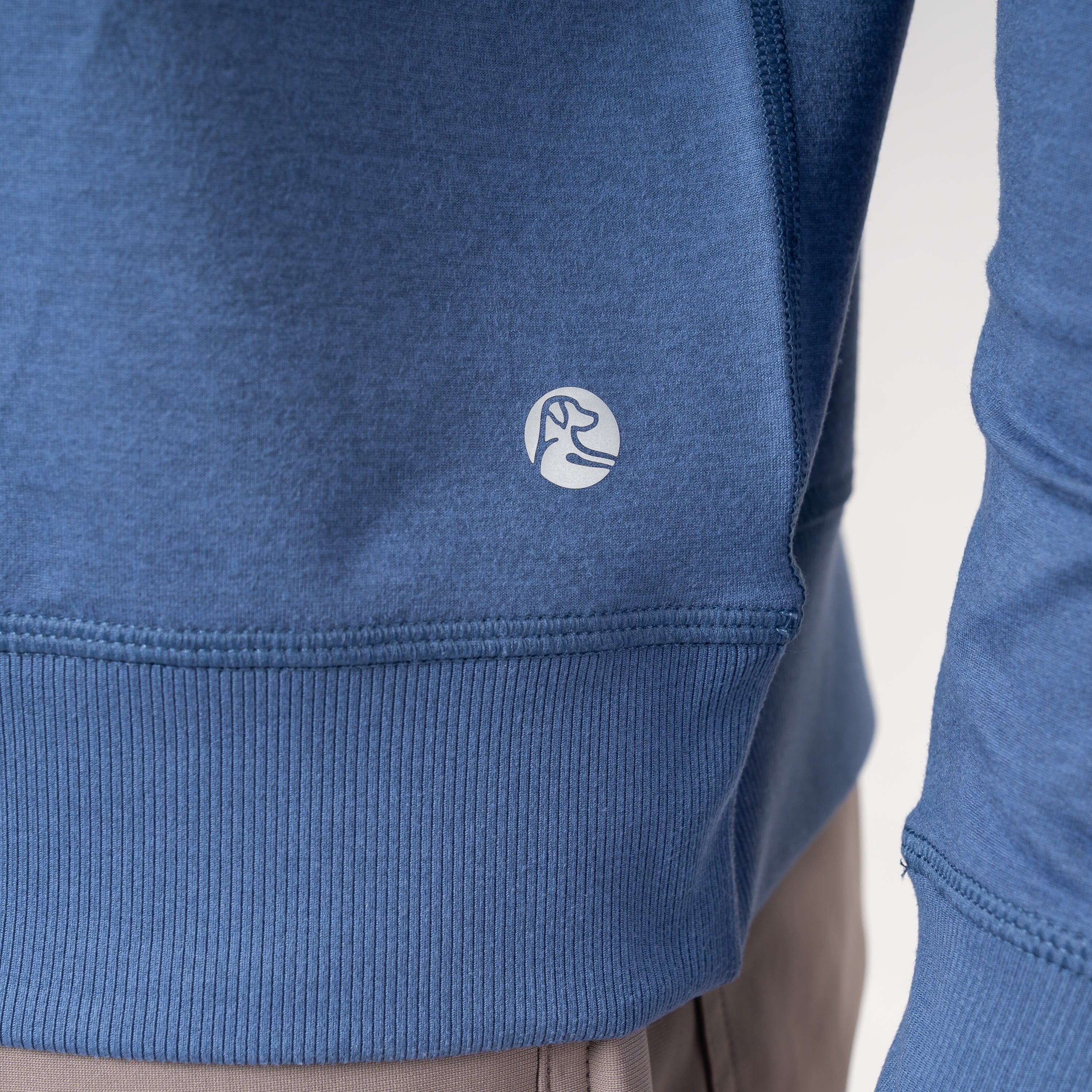 Pace Performance Crew | Heather - Coastal Blue/Coastal Blue - Image 5