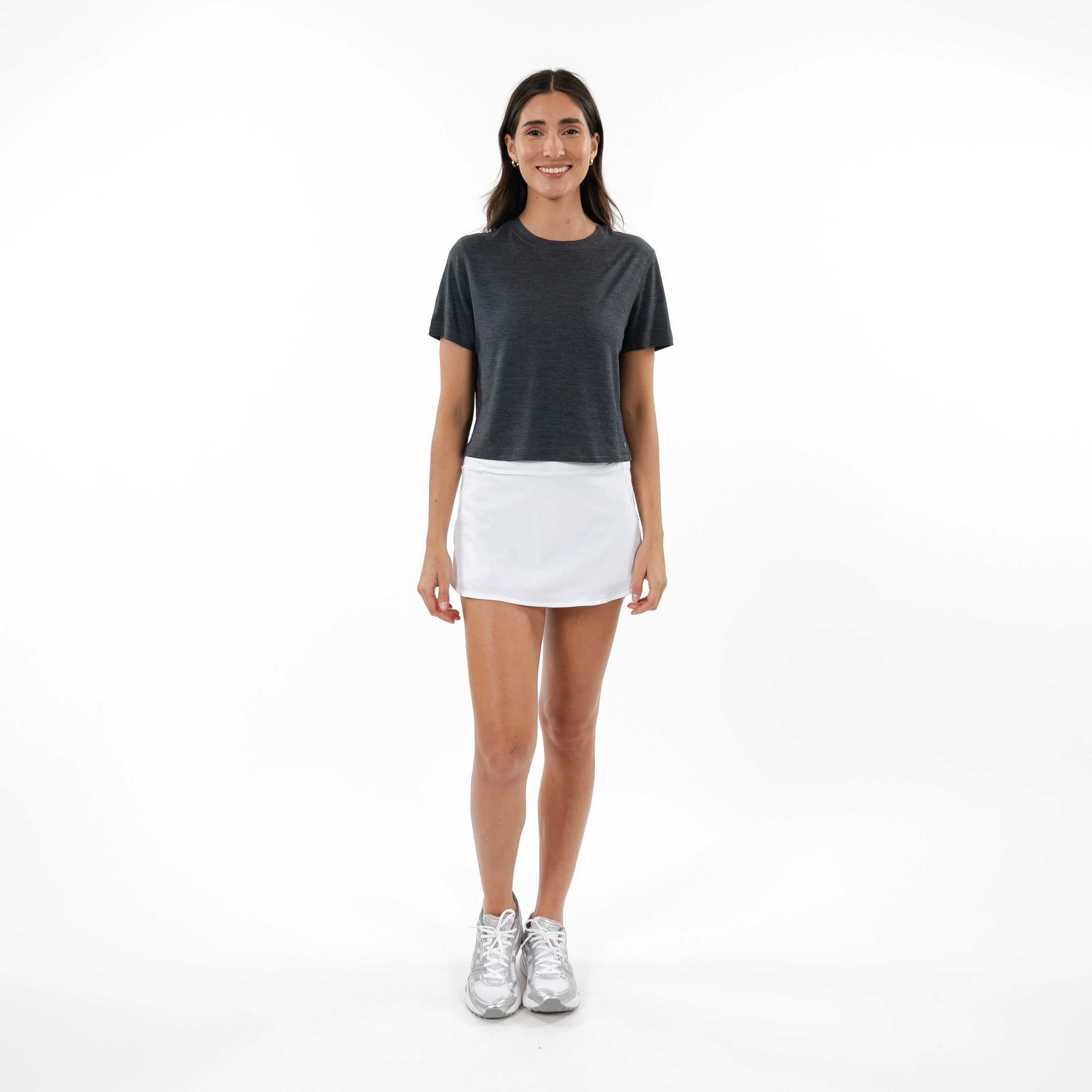 Steffi Active Skort | Solid - White - Image 4