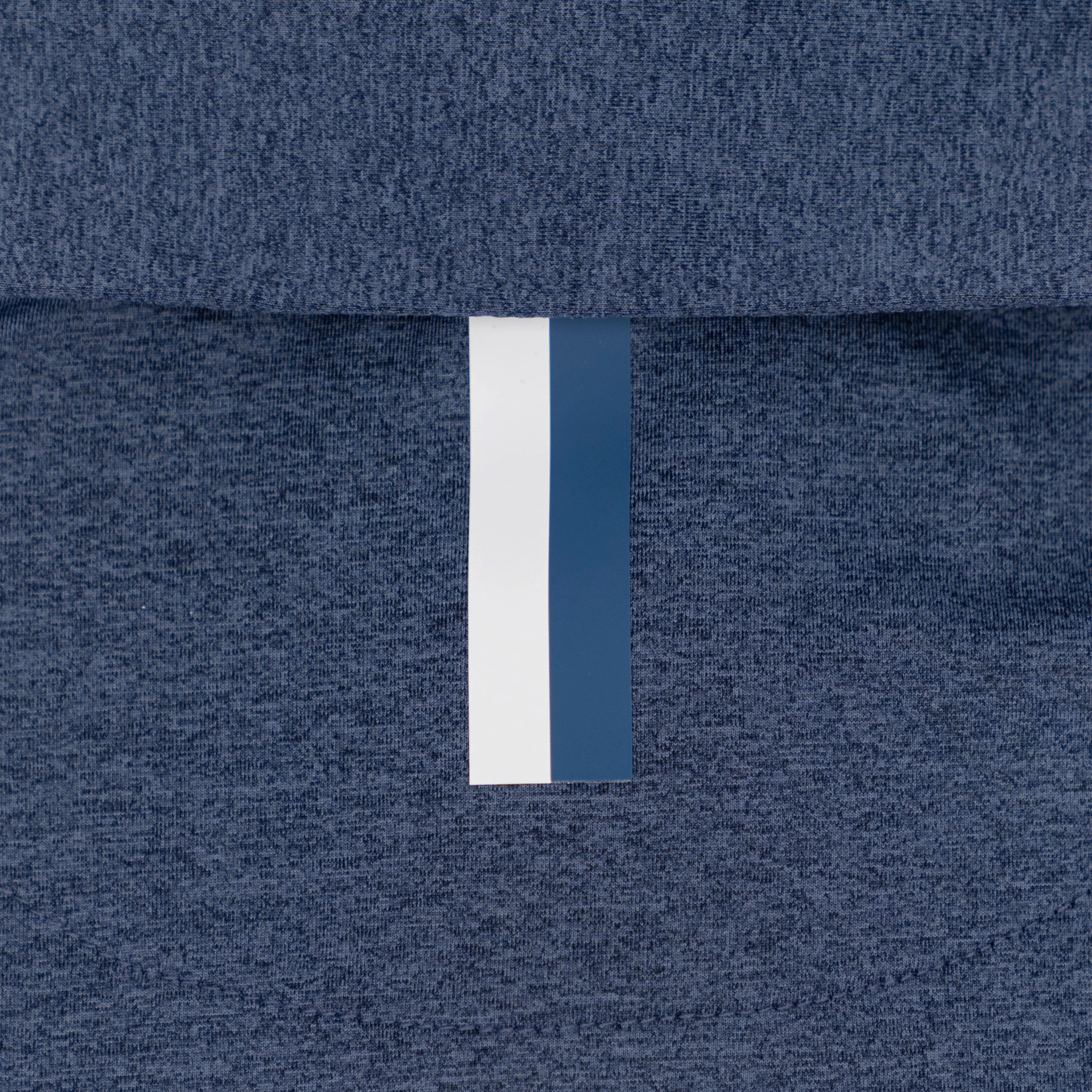 Heather | Long Sleeve Performance Polo | Heather - Annapolis Blue/Blue Steel - Image 4