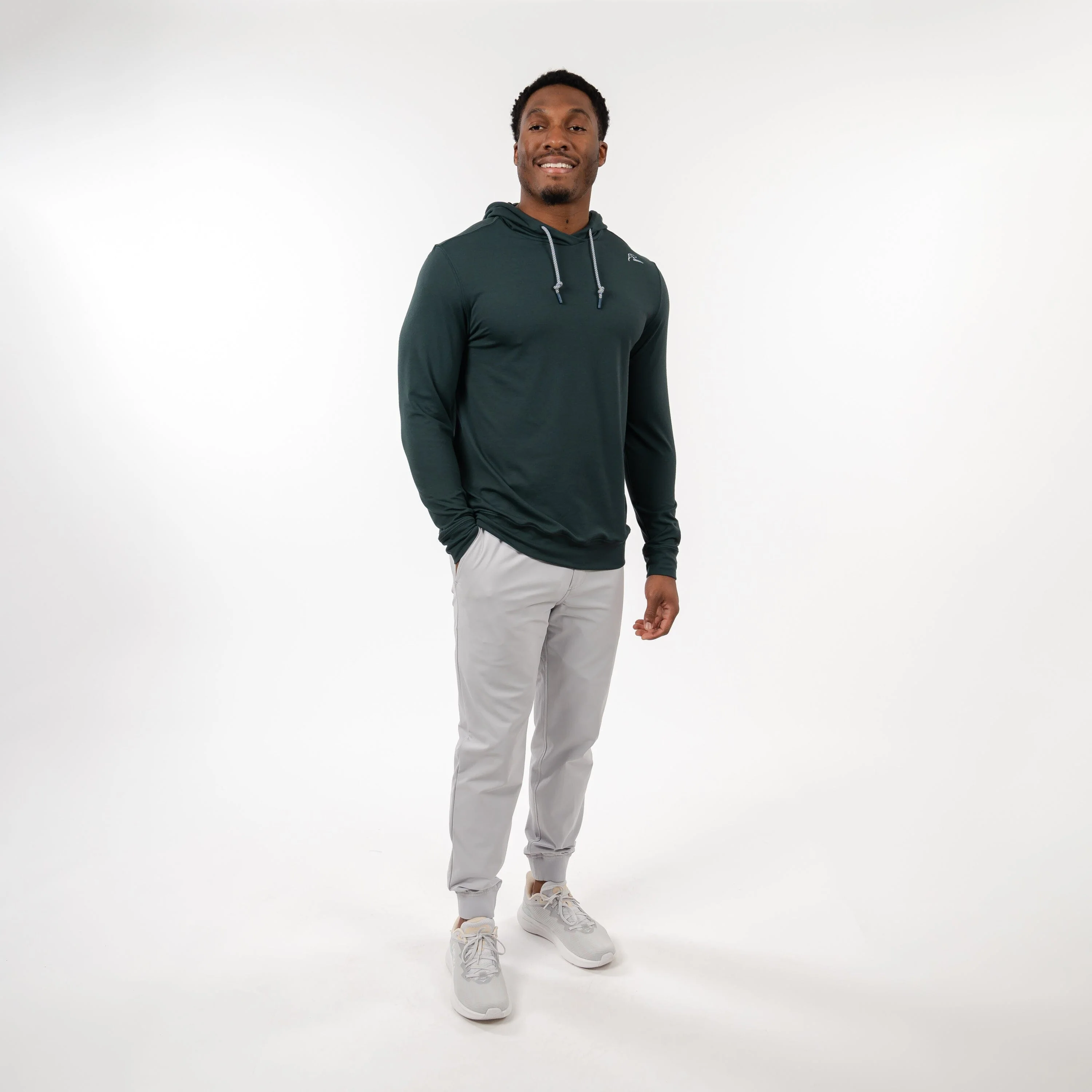 Hesi Performance Hoodie | Solid - Ponderosa Green - Image 6