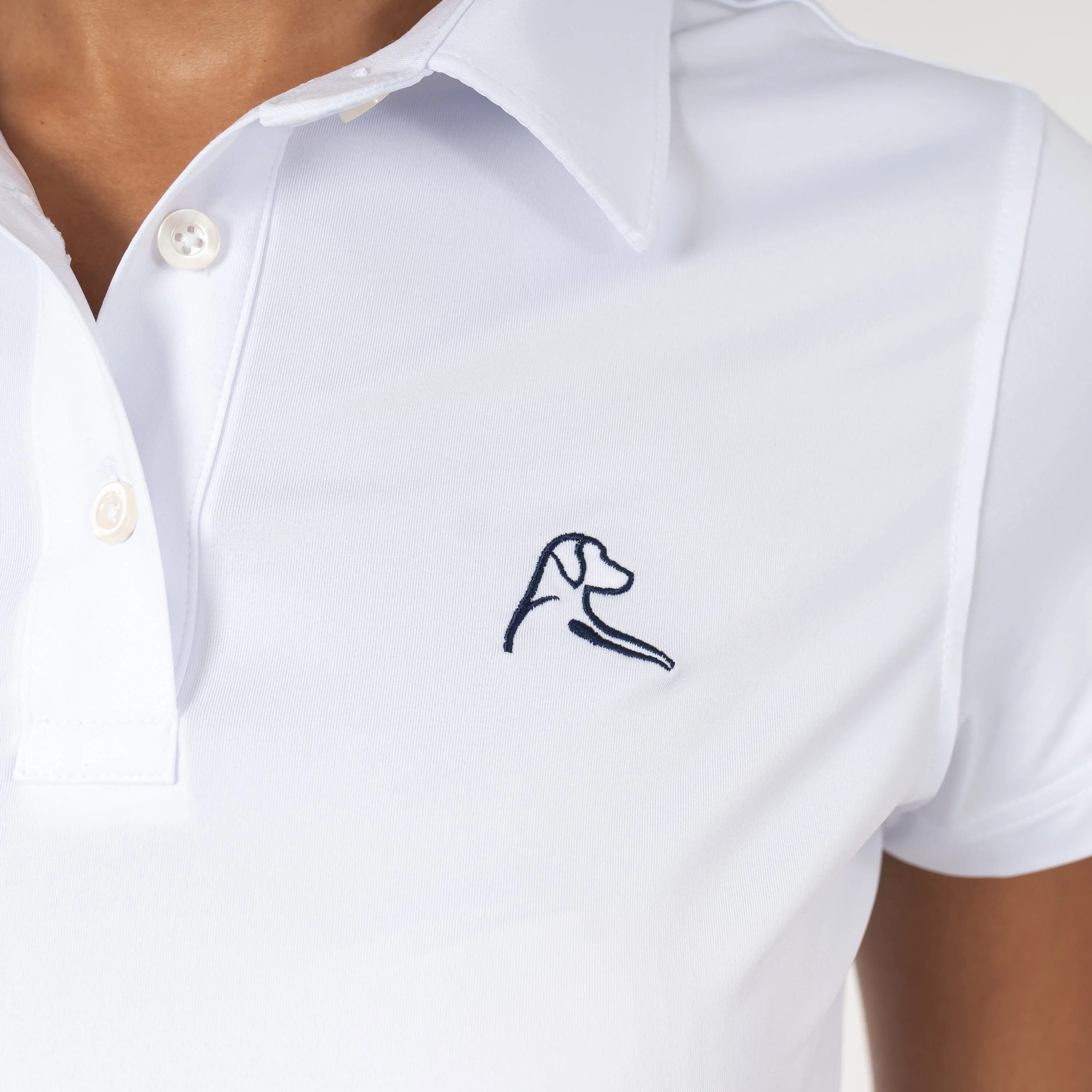 Solid Performance Polo | Solid - White - Image 4