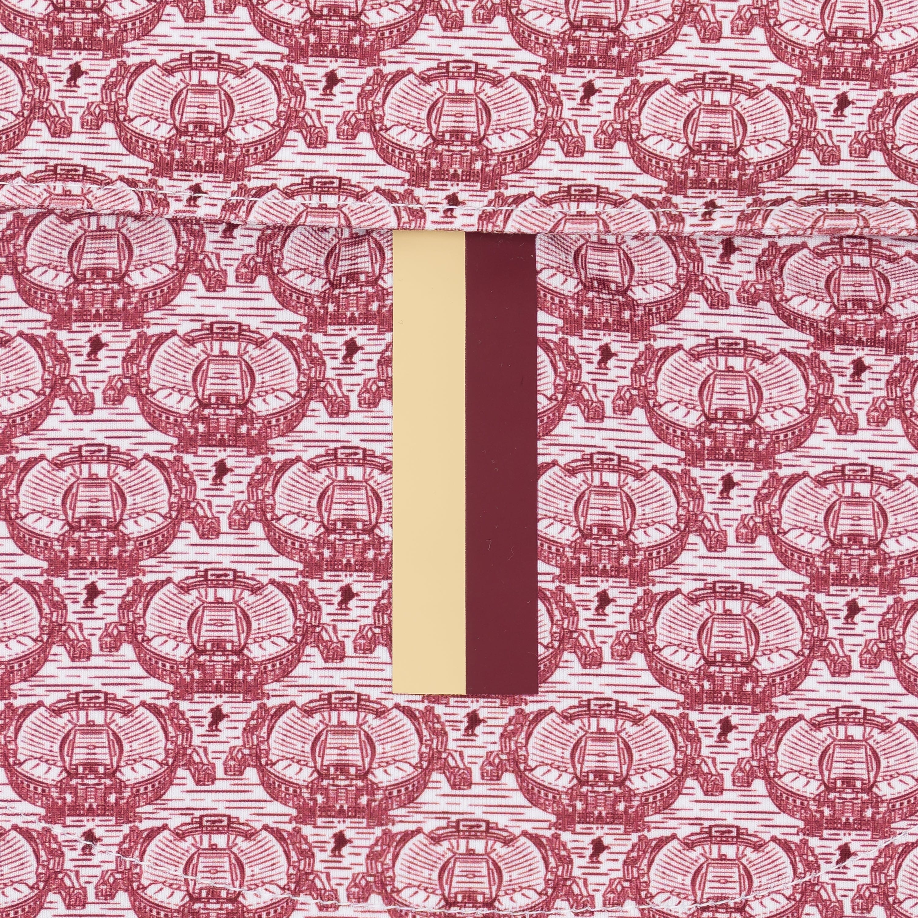 The Florida State Doak® | Collegiate Polo | The Florida State Doak - White/Garnet Red - Image 4