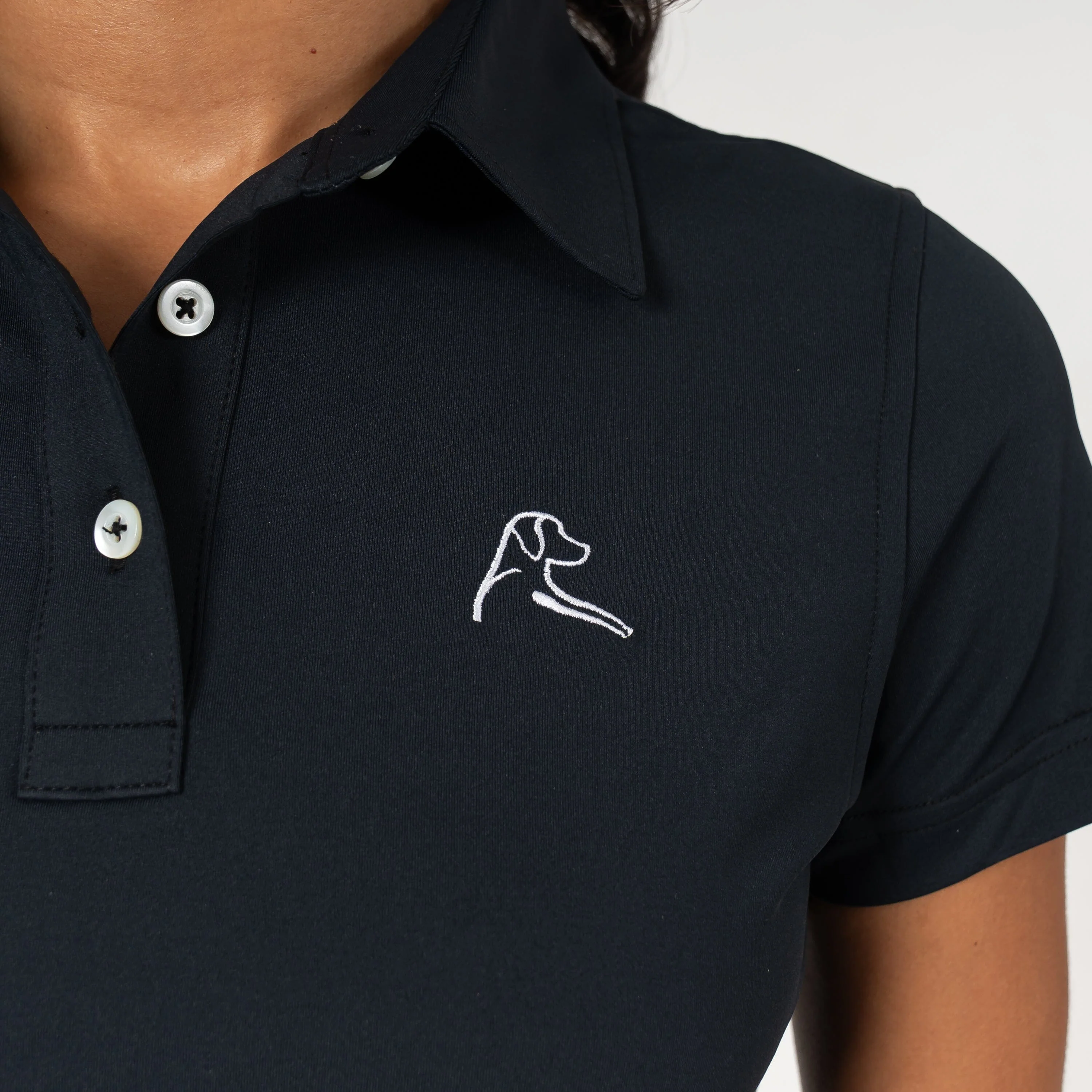 Solid Performance Polo | Solid - Black - Image 4