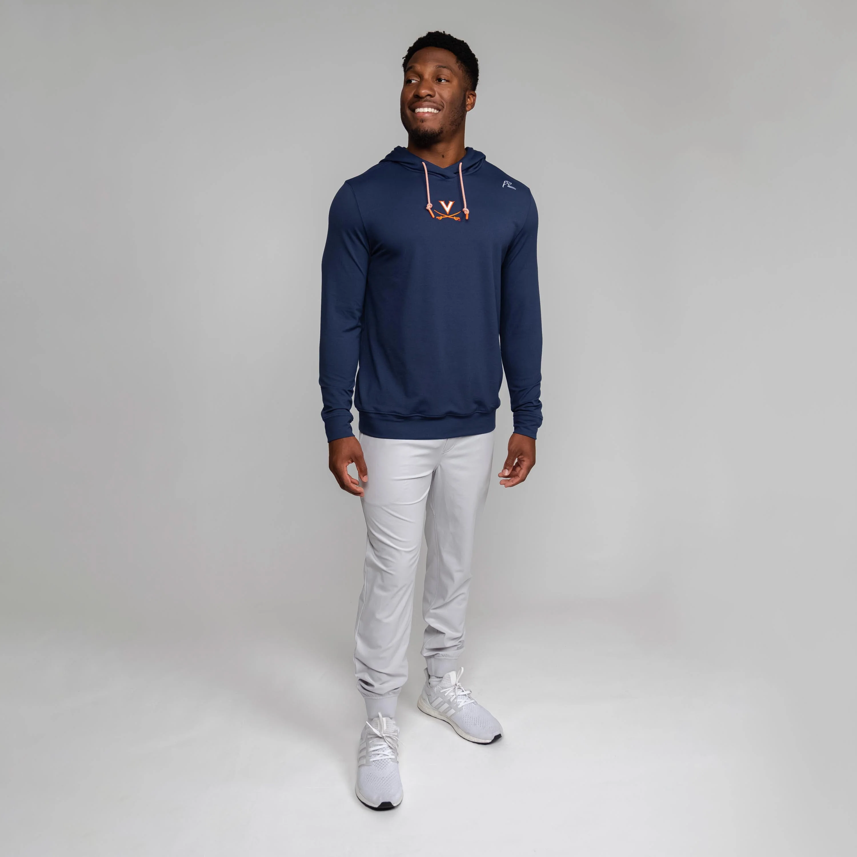 Hesi Collegiate Hoodie - UVA | Solid - Admiral Navy - UVA - 1 - Image 6