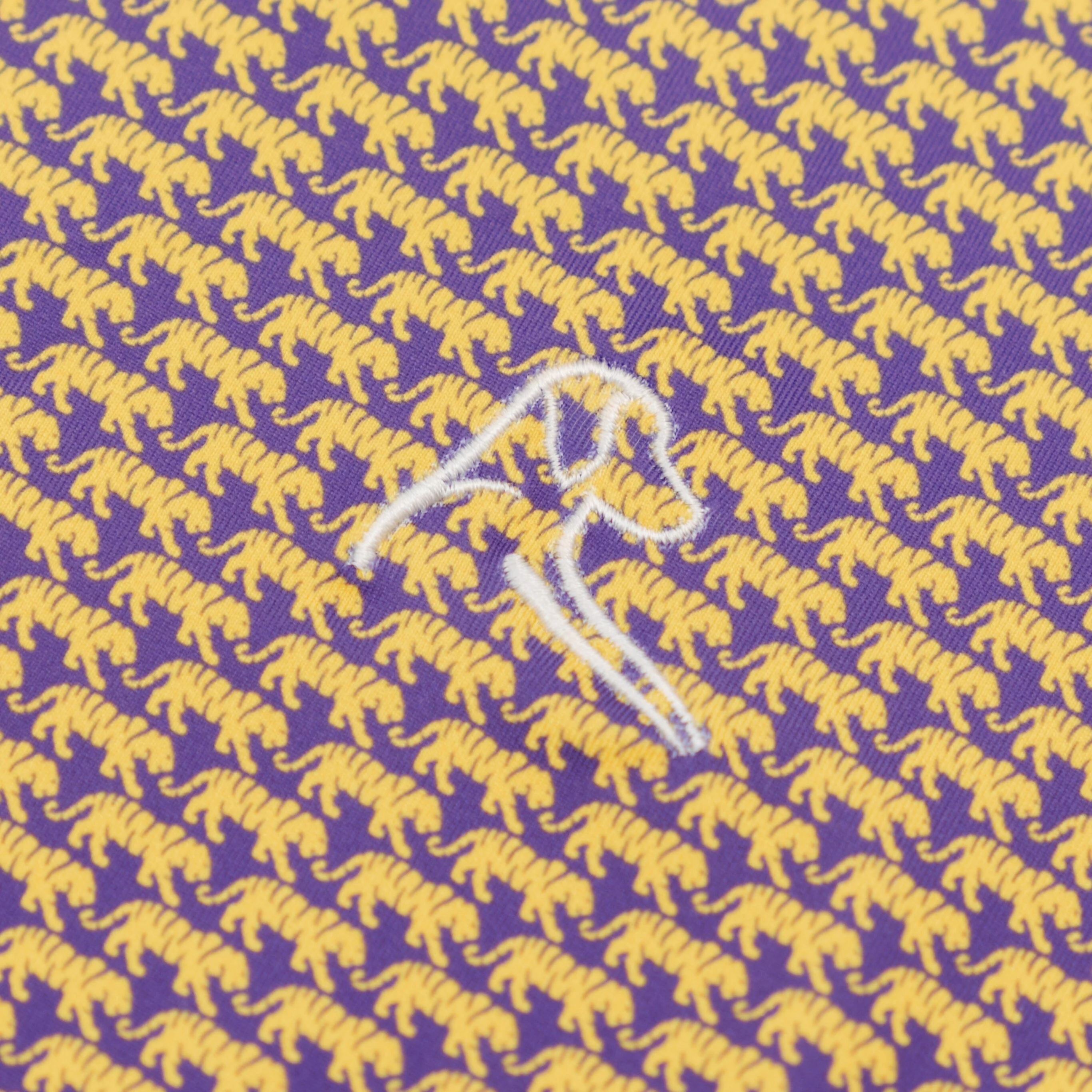 The LSU Mike The Tiger™ | Collegiate Polo | The LSU Mike The Tiger™ - Honey Gold/Reauxback Purple - Image 3