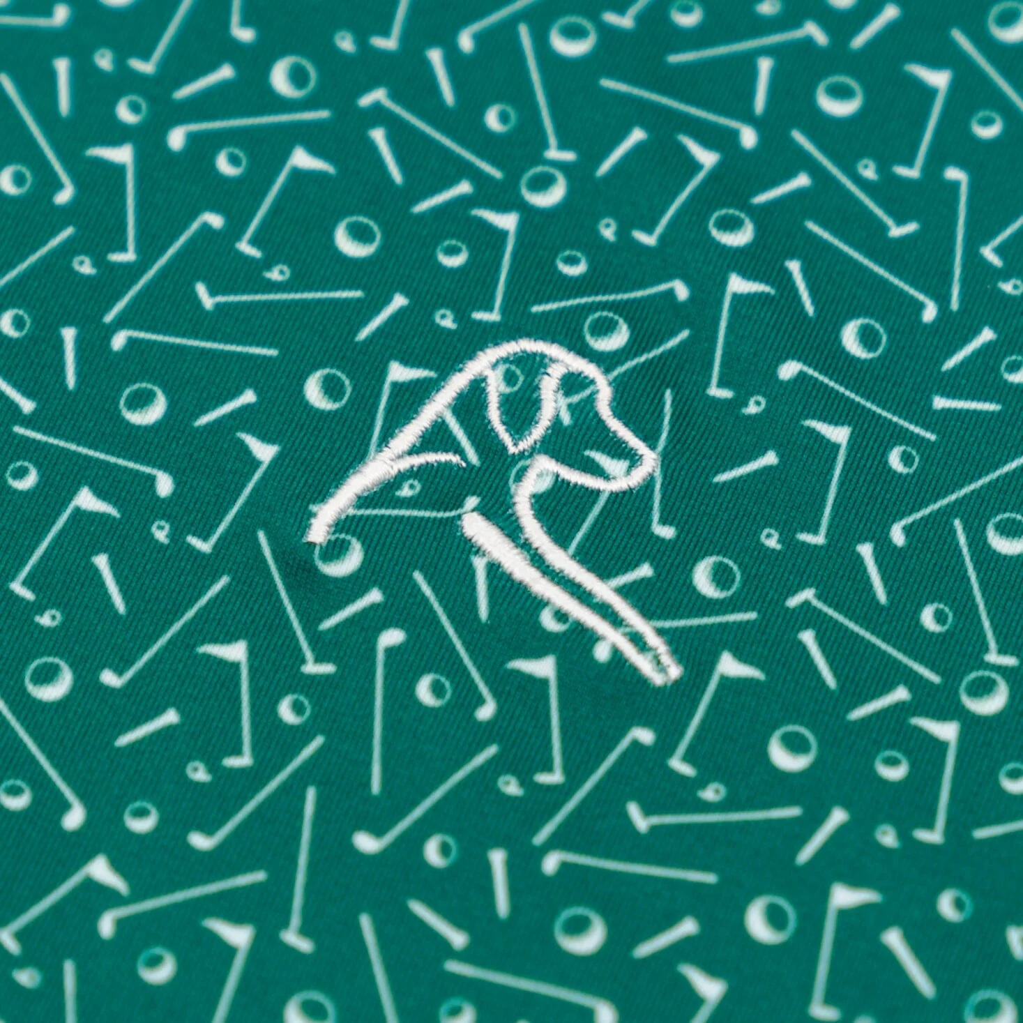 The Mulligan | Performance Polo | The Mulligan - Fairway Green/White - Image 4