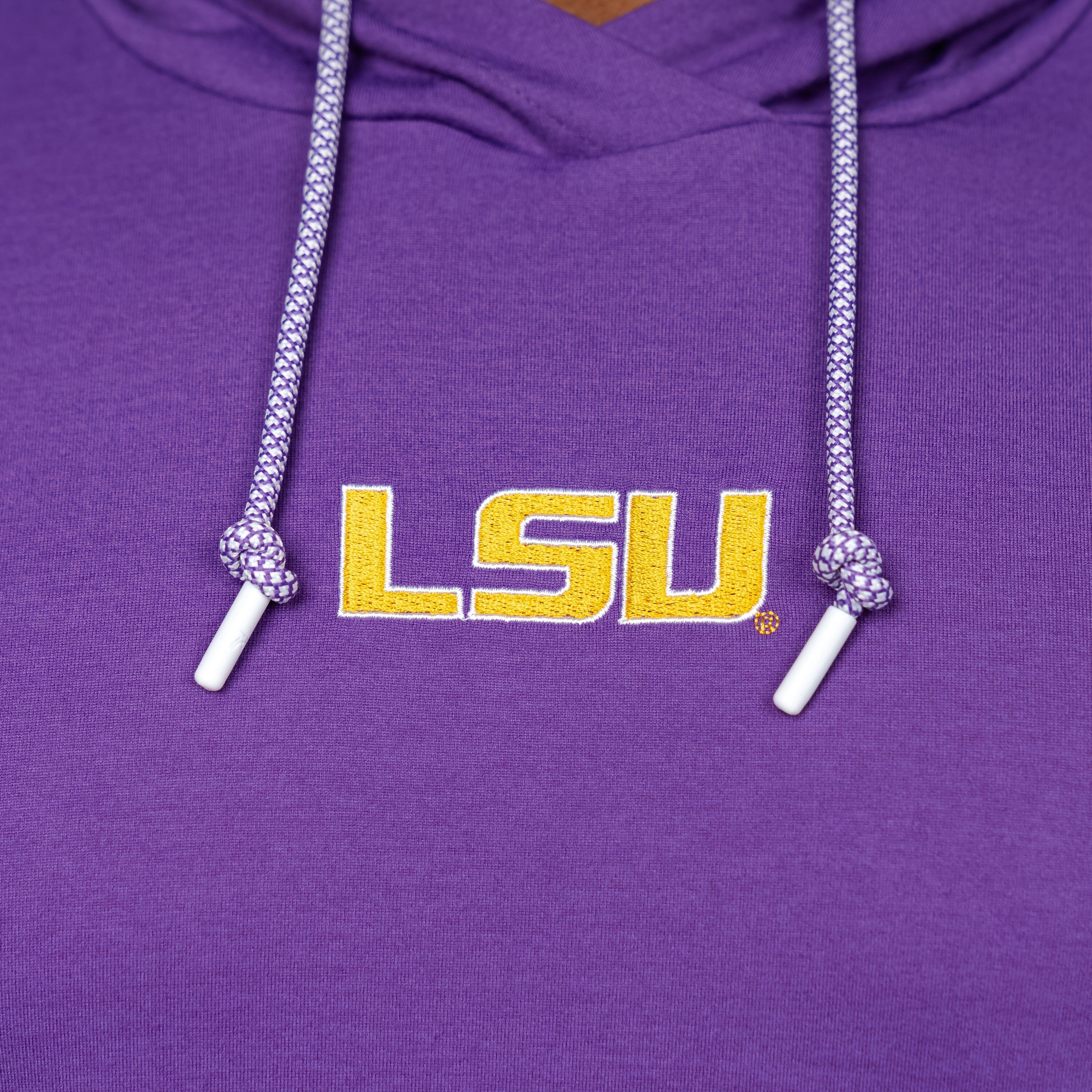Hesi Collegiate Hoodie - LSU | Solid - Reauxback Purple - LSU - 1 - Image 2