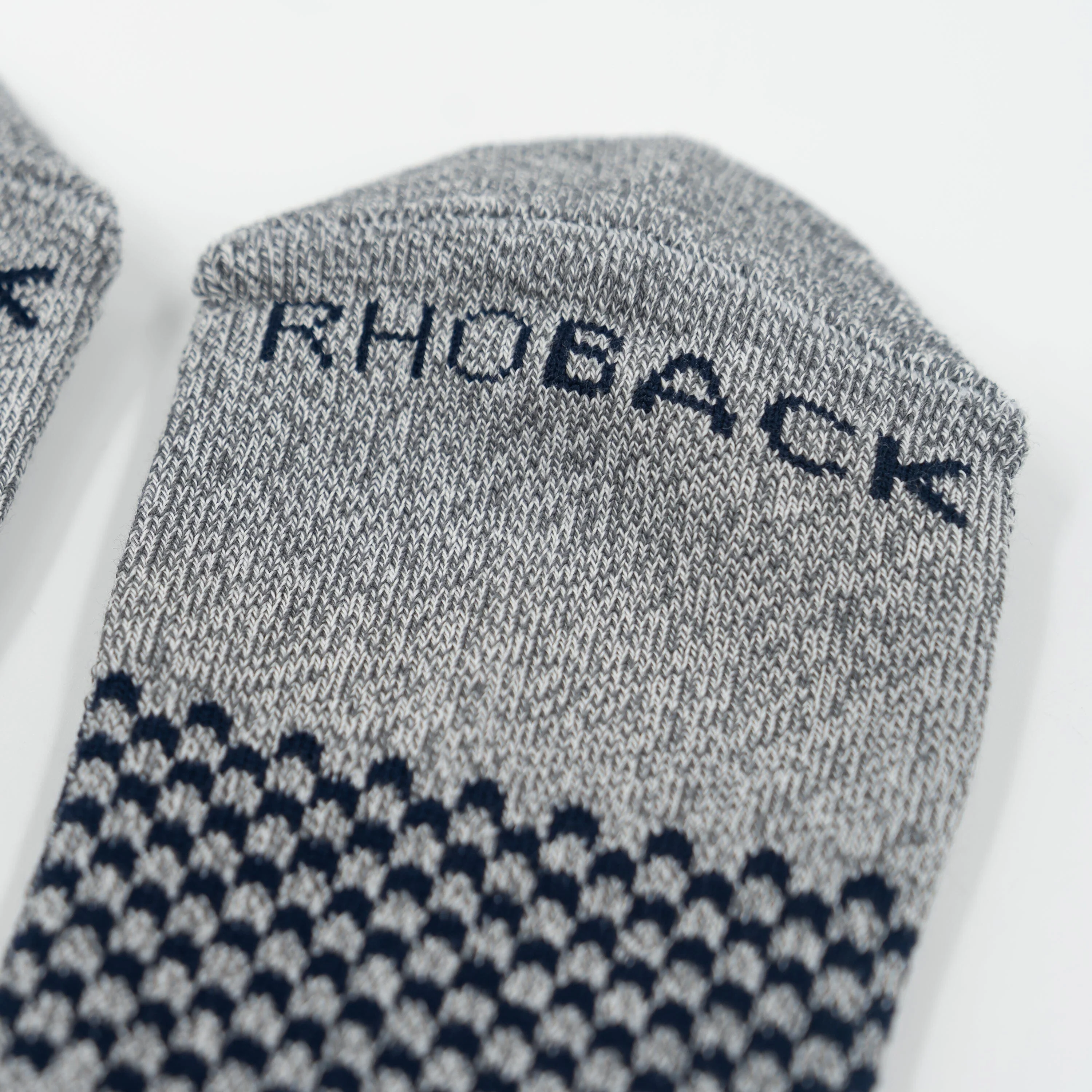 Stratus Performance Ankle Socks (3-Pack) | Heather - Charcoal Grey/White - Fleet Navy (3-Pack) - Image 3