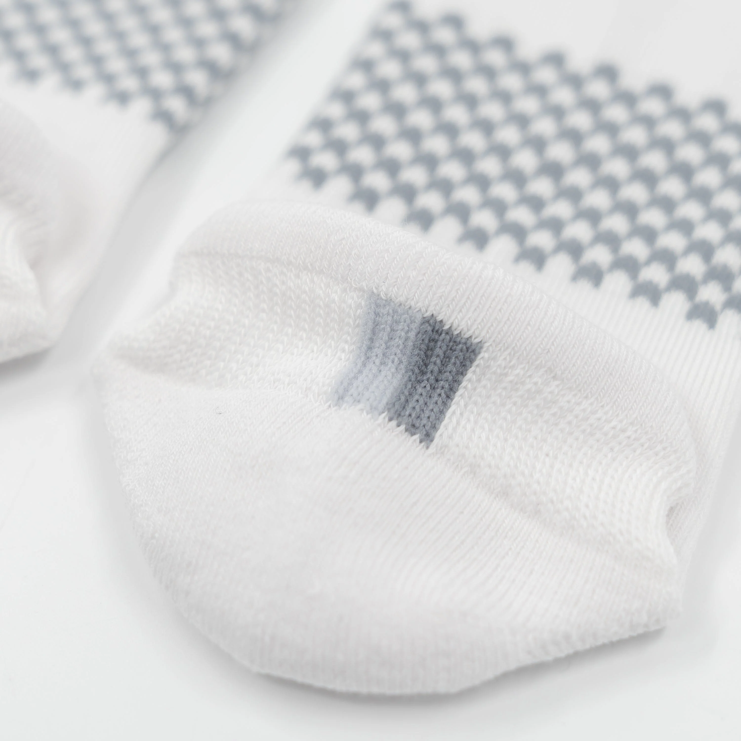 Stratus Performance Ankle Socks (3-Pack) | Solid - White - Thunder Grey (3-Pack) - Image 4