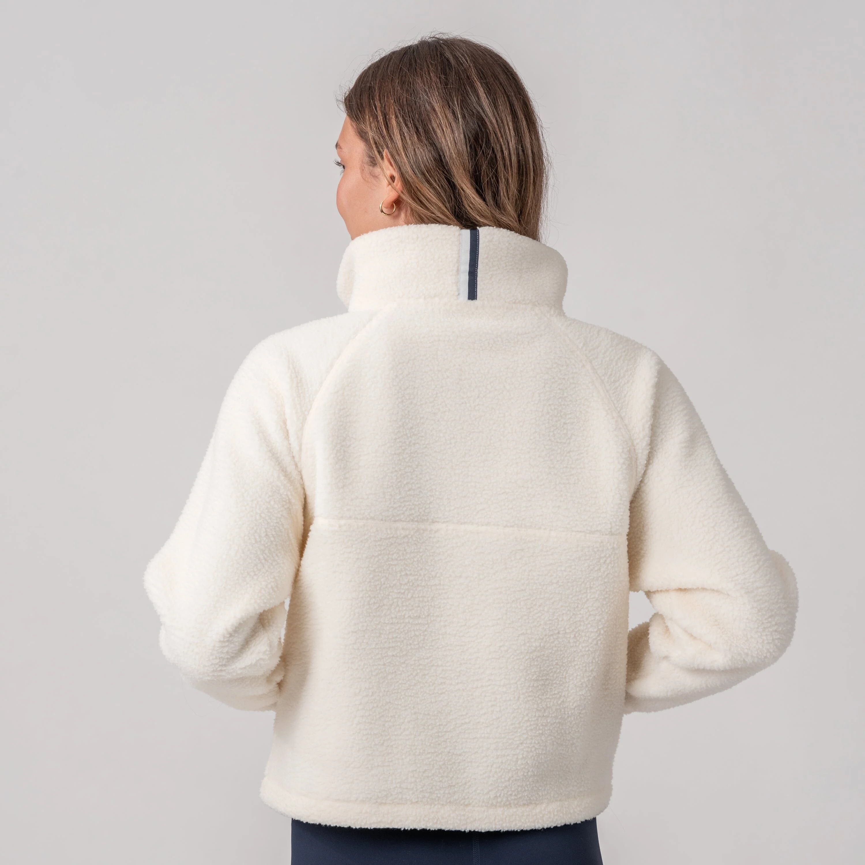 Rivanna Fleece Pullover | Solid - Ivory - Image 3