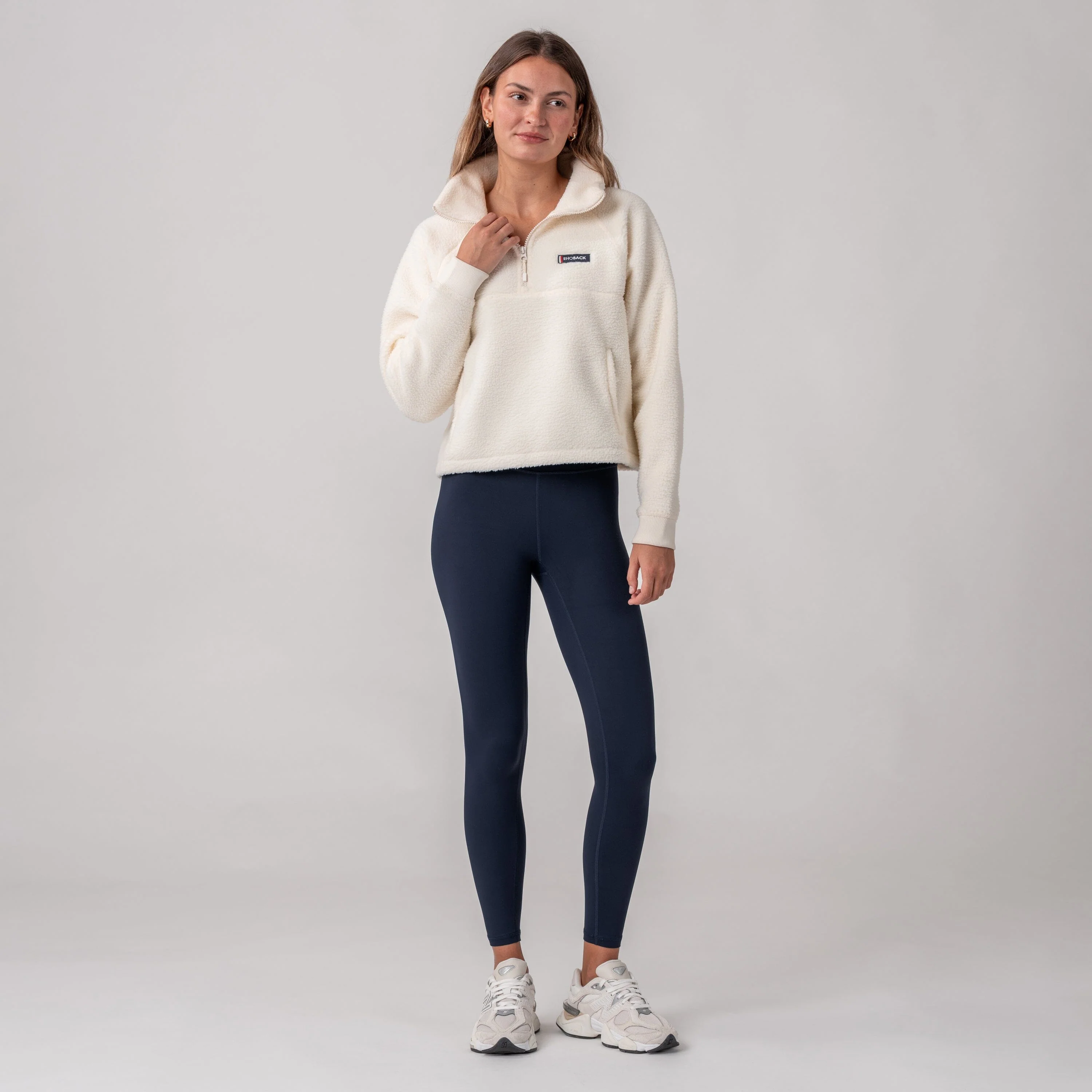 Rivanna Fleece Pullover | Solid - Ivory - Image 8