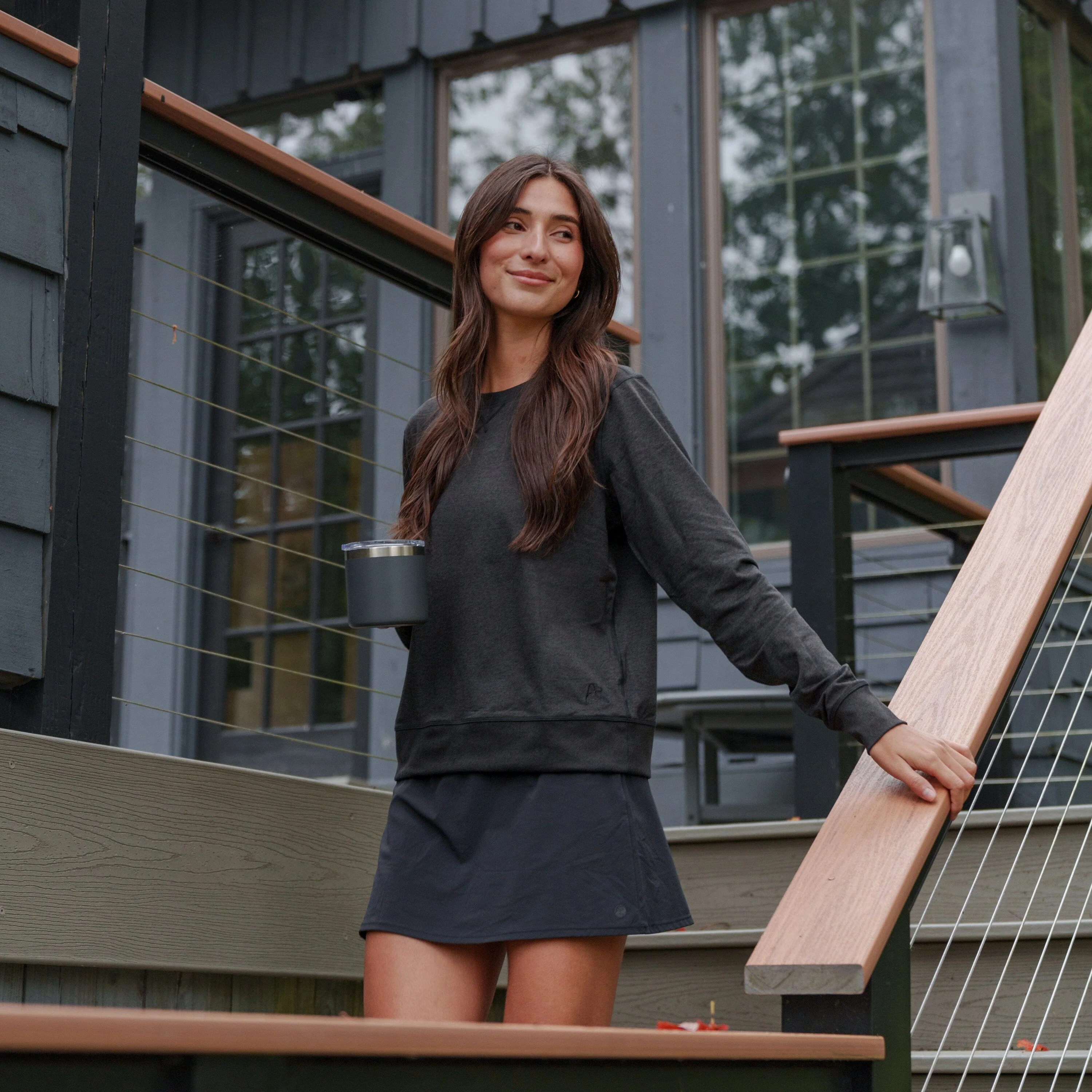 Swift Performance Crew | Heather - Nightfall/Panther Black - Image 6